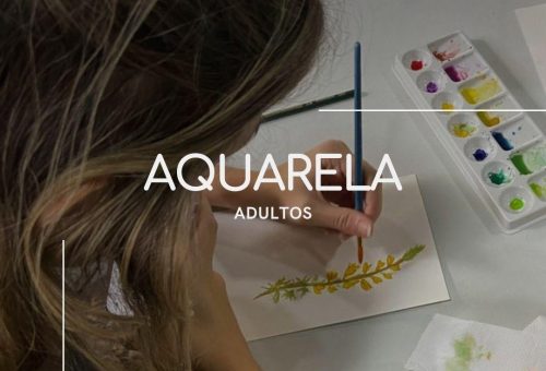 OFICINA DE AQUARELA com café da manhã – domingo 26/10 das 10h às 13h