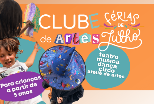 CLUBE DE FÉRIAS MUTATIS 5 a 7                         Estimule a imaginação, a liberdade criativa e expressão artística da sua criança de forma descontraída e com muito acolhimento.